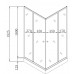Душова кабіна з низьким піддоном Mix CUBIC SCT01-90x90x195-TR GRAPHITE прозоре скло 4 мм (MI6905) Душова кабіна з низьким піддоном Mix CUBIC SCT01-90x90x195-TR GRAPHITE прозоре скло 4 мм (MI6905)