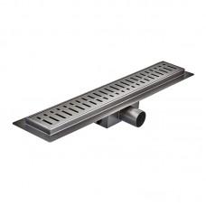 Душовий трап із неіржавкої сталі SUS304 KR FD35-70x500-Graphite (Квіт графіт) (AC0657)
