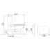 Унітаз-компакт Mixxus BEVEL-0407-T1 630х350х795mm, система змиву TORNADO 1.0 (MI6690) Унітаз-компакт Mixxus BEVEL-0407-T1 630х350х795mm, система змиву TORNADO 1.0 (MI6690)