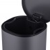 Відро для сміття з плавним закриванням овальне Mix Premium Olivary-TC0105 Graphite 5 л колір графіт (MI7063)