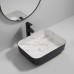 Раковина накладная MIXXUS PREMIUM DIVERSE-0110 MARBLE-BLACK 500х390х130mm (MP6517)