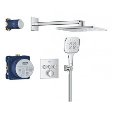 Душова система прихованого монтажу на 3 виходи з термостатом Gh Grohtherm SmartControl (34864000)