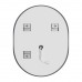 Дзеркало Mix Premium ELLIPSE MV05-90x70-Reverse з Led Touch, Anti-fog, димером (3-6,5kK) (MP6644) Дзеркало Mix Premium ELLIPSE MV05-90x70-Reverse з Led Touch, Anti-fog, димером (3-6,5kK) (MP6644)