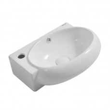 Раковина підвісна Mixxus Premium DIVERSE-1201-R 400х215х140mm з отвором під змішувач і переливом (MP6506)