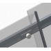 Двері в нішу KR SR SD02-140x200-TR-01 прозоре скло Easy Clean 8 мм, хром (KR5383)