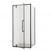 Душова кабіна без піддона Mix Premium BEVEL SC01-90x90x195-TR Black прозоре скло 6 мм (MI6864)
