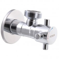 Кран для подключения сантехприборов Kr 1/2x3/4 (KR.517) (KR0109)