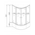 Душова кабіна з високим піддоном Mix PLAIN SCT01-90x90x195-GR SATIN сіре тоноване скло 4 мм (MI6895) Душова кабіна з високим піддоном Mix PLAIN SCT01-90x90x195-GR SATIN сіре тоноване скло 4 мм (MI6895)