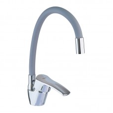 Змішувач для кухні Zer YUB 279 Reflector Gray із сірим гнучким виливом (ZX4654) Змішувач для кухні Zer YUB 279 Reflector Gray із сірим гнучким виливом (ZX4654)