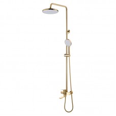 Душова колона зі змішувачем Mixxus Wilson 009-J Brushed Gold (Кольор матове золото) (MI7124) Душова колона зі змішувачем Mixxus Wilson 009-J Brushed Gold (Кольор матове золото) (MI7124)