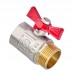 Кран кульовий Waterpro WP607-25FMW — 1" ГШБ (сталевий метелик) (WP3295)