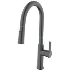 Смеситель для кухни с выдвижным изливом Mix Premium PULL 014 GRAPHITE (MI6959) Смеситель для кухни с выдвижным изливом Mix Premium PULL 014 GRAPHITE (MI6959)