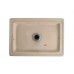 Раковина накладная Mixxus Premium QUADRO-0108 GRAY 550x390x145mm (MP6652)