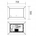 Дзеркало Mix Premium CUBIC MR14-70x50-Reverse з Led Touch, Anti-fog, димером, регулятором яскравості (MP6647) Дзеркало Mix Premium CUBIC MR14-70x50-Reverse з Led Touch, Anti-fog, димером, регулятором яскравості (MP6647)