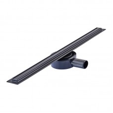 Душовий трап з нерж. сталі SUS304 Mix Drain-05-60-Slim Black (30x600 мм) (Чорний) (MI6169) Душовий трап з нерж. сталі SUS304 Mix Drain-05-60-Slim Black (30x600 мм) (Чорний) (MI6169)