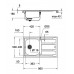 Кухонна мийка Gh EX-2 Sink K401 (31566SD0)