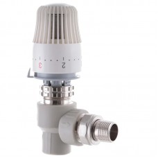 Кран термостатичний з термоголовкою кутовий 20x1/2 PPR Kr K0153.PRO (KP0195)