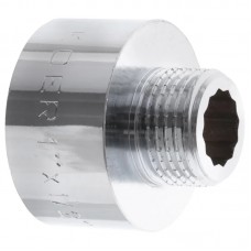 Перехідник (конектор) 1/2"х1" (хром) Kr KF.A0610.CHR (KF0135)