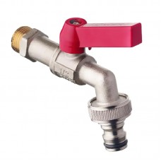 Кран полива с коннектором для быстрого подключения Kr KR.259 - 1/2" (KR3128) Кран полива с коннектором для быстрого подключения Kr KR.259 - 1/2" (KR3128)