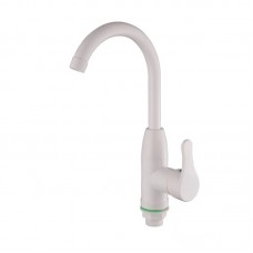Смеситель для кухни PL Diego-011-B White (без подвода) (PM0658)