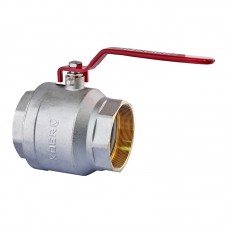 Кран кульовий KR KR.214 - 4" FF ГГР (ручка "вачка" червона) (KR4952)