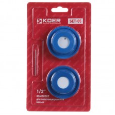 Комплект для сушарки для рушників Kr SET-05 — 1/2" (заглушка + червоний майський) (Цв.білий) (KR3075) Комплект для сушарки для рушників Kr SET-05 — 1/2" (заглушка + червоний майський) (Цв.білий) (KR3075)