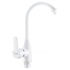 Смеситель для кухни PL Mario-011(W) White (с подводкой) (PM0609)