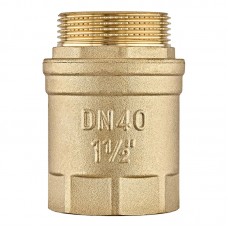 Клапан зворотний для байпаса Waterpro WP601-40FM — 1 1/2" латунь, куля EPDM (WP3333)