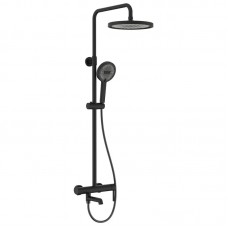 Душова колона зі змішувачем KR KB-56029-05 3 функції, колір чорний (KR5490) Душова колона зі змішувачем KR KB-56029-05 3 функції, колір чорний (KR5490)