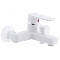 Змішувач для ванни PL Leo-009 White (без шланга та лійки) (PM0555)