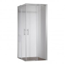 Душова кабіна без піддона KR SR SC03-100x100x200-TR-01 прозоре скло Easy Clean 6 мм, хром (KR5357)
