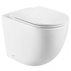 Унитаз напольный безбачковой Mixxus Premium ELLIPSE-0701-T1 570х365х410mm, система смыва TORNADO 1.0 (MP6593)