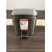 Відро для сміття з плавним закриванням прямокутне KR TC-010306-02 6 л колір неіржавка сталь (KR5600)