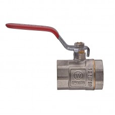 Кран кульовий ГГР Waterpro WP602-25FFL — 1" FFL ручка "важіль" червона (WP0137)