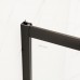 Двері в нішу Mix Premium DIVERSE SD01-140x185-TR Black прозоре скло 5 мм (MI6878)