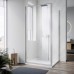 Душова кабіна без піддона KR SR SC08-90x90x200-TR-01 прозоре скло Easy Clean 6 мм, хром (KR5371)