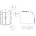 Душова кабіна без піддона KR SR SC04-90x90x195-TR-07 прозоре скло Easy Clean 5 мм, графіт (KR5362) Душова кабіна без піддона KR SR SC04-90x90x195-TR-07 прозоре скло Easy Clean 5 мм, графіт (KR5362)