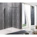 Душова перегородка Mix Premium FLAT SP02-100x200-TR Black Walk-In прозоре скло 8 мм (MI6856)