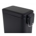 Відро для сміття з плавним закриванням прямокутне Zer Sansa-TC0105 Black 5 л колір чорний (ZX5894)