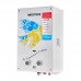 Газова колонка Mix GWH-0610 BASIC GLASS димохідна 10 л/хв (панель зі скла з малюнком) (WH0027)