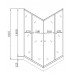 Душова кабіна з низьким піддоном Mix CUBIC SCT01-100x100x195-FB CHROME матове скло 4 мм (MI6904) Душова кабіна з низьким піддоном Mix CUBIC SCT01-100x100x195-FB CHROME матове скло 4 мм (MI6904)