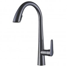 Смеситель для кухни с выдвижным изливом Mix Premium WARTA 014 GRAPHITE (MI6957) Смеситель для кухни с выдвижным изливом Mix Premium WARTA 014 GRAPHITE (MI6957)