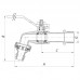 Кран пивной 1/2" СК (WP0063) Кран пивной 1/2" СК (WP0063)