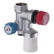 Група безпеки водонагрівача (вертикальна) Rh R2110-050 -1/2"х 3/4" ВЗ (7 барів) (RO0162)