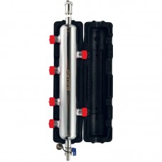 Гидрострелка Kr KR.S1032 4/2 (с воздухоотвод. и дренаж. краном) 1" НР SUS304 (KR2959)