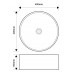 Раковина накладна MIXXUS PREMIUM TOPPER-0103 400х400х150mm (MP6529) Раковина накладна MIXXUS PREMIUM TOPPER-0103 400х400х150mm (MP6529)