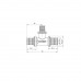 Тройник переходный KR KA.T20-16-20 - 20(2.8mm) x 16(2.2mm) x 20(2.8mm) (KR4888)