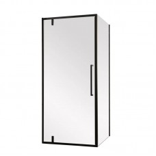 Душова кабіна без піддона Mix Premium BEVEL SC01-90x90x195-TR Black прозоре скло 6 мм (MI6864)