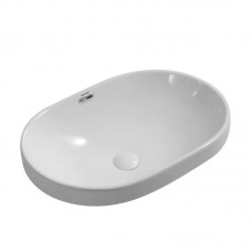 Раковина врізна на стільницю Mixxus Premium ELLIPSE-1601 600х400х190mm з переливом (MP6569)