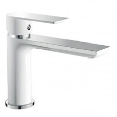 Смеситель для умывальника HB ALEX 001 LONG WHITE-CHROME (HB9563)